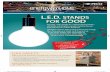 DECEMBER 2019 L.E.D. STANDS FOR GOOD...Actually, “LED” stands for “Light Emitting Diode.” LED bulbs will brighten up your holiday season and reduce your carbon footprint. LED