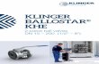KLINGER BALLOSTAR KHE ISO 7121 / EN 1983 » Subsequent automation possible at any time (top flange in accordance with EN ISO 5211) » Optimal spare parts availability (as a result