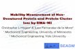 Mobility Measurement of Non- Denatured Protein and Protein Cluster 2010 CJH...آ  2010-07-08آ  Mobility