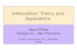 Interpolation: Theory and Applicationslogic.berkeley.edu/colloquium/DSilvaSlides.pdf · 2020-03-05 · Jan Krajíček, Interpolation theorems, lower bounds for proof systems, and