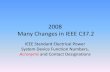 2008 Changes to IEEE C37 · 2008-09-24 · New Device # - IEEE C37.2 Device 16 Data Communications Device with its own set of suffixes “A device that supports the serial and/or