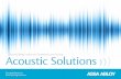How Building Codes and Standards are Driving Acoustic ....pdf · • Acoustic comfort ... strive to design classrooms that achieve reverberation times in the range of 0.4-0.6 seconds;