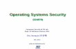 Operating Systems Securitysecuresw.dankook.ac.kr/ISS19-2/2019_OS_Se_1_Course_intro.pdf · 2019-08-26 · –5 – 524870, F’19 Operating Systems & Security Threats / Attacks Password