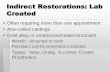 Indirect Restorations: Lab Created - Admin Links · Types: Inlay, Onlay, ¾ crown, Crown, Prosthetics . ... Impression is made Lab technicians create the restoration ... Fixed Partial