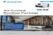 Air-Cooled Rooftop Package - Daikin · Air-Cooled Rooftop Package UATQ-C series Daikin’s rooftop package units are specially developed ... The compressor, condenser motor and evaporator