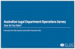 Australian Legal Department Operations Survey ... corporate legal department. The Australian Legal Department