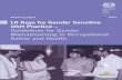 OSH Practice – Guidelines for Gender ILO 10 Keys for ... · practical tools and policy guidance to reinforce national and local capacities in occupational ... The gender division