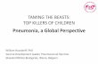 Pneumonia, a Global Perspective - Pediatric Infectious Disease Society of the Philippines · Disclosure of Potential Conflicts of Interest I have been involved in the development