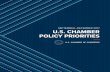 SEPTEMBER–DECEMBER 2017 U.S. CHAMBER POLICY PRIORITIES€¦ · stifle technology development and potentially harm the safety around these technologies and support bills that would