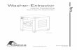 Washer-Extractor Parts Manual - PWSParts  Washer-Extractor Cabinet Freestanding Refer to Page 3 for Model Numbers CFD8C_9001007 Part No. 9001007R14 June 2011