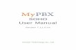 MyPBX User Manual - SMARTHOLD · MyPBX provides two 10/100M Ethernet ports with RJ45 interface and LED indicator. Plug Ethernet line into MyPBX ’s Ethernet port, and then connect