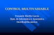 Sin título de diapositivafmorilla/Web_FMorilla_Julio_2013... · Análisis de estabilidad en sistemas multivariables Teorema de Gershgorin – Condición suficiente pero no necesaria