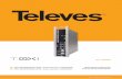 HDTV ENCODER/MODULATOR - Quad Composite to COFDM/QAMteleves.rs/download/563822.pdf · EN HDTV ENCODER/MODULATOR - Quad Composite to COFDM/QAM Ref. 563822 QUICK INSTALLATION GUIDE