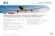 Migration from Brio to OBIEE for a Airline in North America...Hyperion Interactive Reporting Studio (IRS) to OBIEE. A pilot project was undertaken to migrate the BQY ﬁles from Hyperion