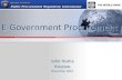 E-Government Procurement - World Bankpubdocs.worldbank.org/pubdocs/publicdoc/2015/12/...•Government procurement is 15%-20% GDP (OECD) • Procurement account for 70% of budget (OECD)