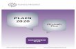 PLAIN 2020 v1 8-9-15 - Plain Language Association ...€¦ · PLAIN 2020: Strategic plan consultation draft September 2015 Page 2 Introduction The Plain Language Association InterNational