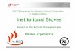 SADC Programme for Biomass Energy Conservation …...SADC Programme for Biomass Energy Conservation in Southern Africa Institutional Stoves in Southern Africa Institutional Stoves
