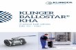 KLINGER BALLOSTAR KHA...» Operational safety The KLINGER Ballostar® KHA has a fitting for the installa-tion of a locking device as a standard feature. This negates unintended utilization.