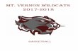 Mt. Vernon wildcats 2017-2018 · 2017-12-15 · Mt. Vernon wildcat basketball 2017-2018 Welcome to Wildcat Athletics for the 2017-2018 School Year! On behalf of the Athletic Department