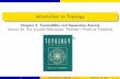 Introduction to Topology - East Tennessee State …...Introduction to Topology September 10, 2016 Chapter 4. Countability and Separation Axioms Section 34. The Urysohn Metrization