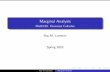 Marginal Analysis - Math165: Business Calculusrmlowman/math165/...Marginal Analysis Math165: Business Calculus Roy M. Lowman Spring 2010 Roy M. Lowman Marginal Analysis. Marginal Analysis