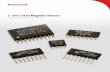 1- and 2-Axis Magnetic Sensors - Honeywell Aerospace€¦ · over coil based magnetic sensors. They are extremely sensitive, low field, solid-state magnetic sensors designed to measure