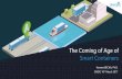 The Coming of Age of Smart Containers - SMDG€¦ · 27 What is the Role of the SMDG? . Gathering requirements and new processes definition - The right audience and expertise for