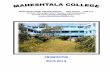 PROSPECTUS 2018-2019maheshtalacollege.org/new-web/pdf/prospectus-of...MAHESHTALA COLLEGE About the College: Maheshtala College is prominently located beside the Budge Budge Trunk Road,