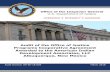 Audit of the Office of Justice Programs Cooperative ... · TO THE DRAFT AUDIT REPORT ..... 11 APPENDIX 4: OFFICE OF JUSTICE PROGRAMS' RESPONSE TO THE ... completed an audit of a cooperative