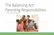 The Balancing Act: Parenting Responsibilities ... Title The Balancing Act: Parenting Responsibilities