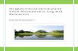 Neighborhood Stormwater Pond Maintenance Log and …...Neighborhood Stormwater Pond Maintenance Log and ... Original Content Provided by Ben Powell . Compiled by Sarah Rollins, College