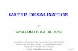 WATER DESALINATION - sawea.org DESALINATION HISTORY.pdfWATER DESALINATION Today the Arab World desalinates more water than all other parts of the globe combined. Saudi Arabia by itself