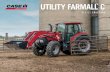 UTILITY FARMALL C...The utility Farmall C series deluxe tractors from Case IH are more than ready to do their part – built to deliver the power and performance you need, reliably