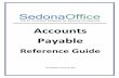 SedonaOffice - Accounts Payable...Accounts Payable Page 4 of 36 Accounts Payable Setup G/L Account Defaults (AP) The G/L Account Defaults allows you to specify default General Ledger