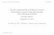 On the mathematical modelling of a batch fermentation process … · 2014-10-14 · September, 21{26, 2014, Wurzburg SCAN 2014 On the mathematical modelling of a batch fermentation