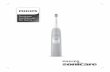 Sonicare toothbrush for teens - Philips · 2017-06-09 · Sonicare toothbrush may result in an unhygienic product and damage to it may occur. Warning: Do not clean brush heads, the