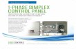 1-Phase simPlex Control Panel - Stancor Pumpsstancorpumps.com/wp...1PhaseSimplex_Datasheet_GG.pdf · 1-Phase simPlex Control Panel inCorPorating automation to imProve reliability