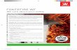FONTEFIRE WF - UAB Tikkurila 1 19.8.2016 14:02:15. Technical properties Fontefire WF contains wood protection agents and can be used directly on the surface of the wood, protecting