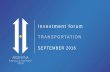 TRANSPO RTATI O N SEPTEMBER 2016€¦ · 1 Projects from Energy (electricity generation, transmission, and distribution natural gas transmission and distribution), Telecommunications