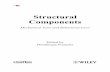 Structural Components - assets.thalia.media€¦ · Structural Components. Mechanical Tests and Behavioral Laws . Edited by Dominique François . First published in France in 2001