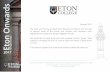 Summer 2017 - Eton College you... · 2017-06-08 · Summer 2017 We hope youfind the enclosed Eton Onwards ofinterest. Our aim was to capture someof the stories and projects thatdonations
