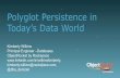 Polyglot Persistence in Today’s Data World · Polyglot Persistence in Today’s Data World Kimberly Wilkins ... (databases, RAC, Enterprise Manager, GoldenGate Replication, DataGuard,