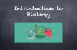 Introduction to Biology - WordPress.com · 01.09.2019  · Introduction to Biology. Objectives why is biology important? what makes biology a science? what is entropy and how do properties