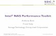 Intel NAS Performance Toolkit - SNIA€¦ · Agenda Home/SMB Performance NAS Performance Toolkit Introduction Consumer NAS Performance Overview Using NASPT to improve NAS Performance