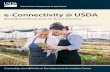 e-Connectivity - USDA Rural Development · Table of Contents 5 What Is e-Connectivity and Why Is It Important 7 Illustrating USDA’s Role in Rural e-Connectivity 10 USDA e-Connectivity