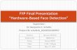FYP Final Presentation - University of Texas at Dallasschaferb/darclab/publications/fyp/face... · Face Recognition ... To implement an FPGA-Based Face Detection System. Project Schedule