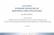 151-0735: DYNAMIC BEHAVIOR OF MATERIALS AND STRUCTURES · 151-0735: Dynamic behavior of materials and structures Uncontained Engine Failure • Rolls-Royce RB211-524 • Flight QF74