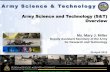 Army Science & Technology€¦ · Army Science & Technology Distribution Statement A. Approved for public release; distribution is unlimited Army Science and Technology (S&T) Overview