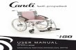 USER MANUAL - Amazon S3 · Item Candi Self-propelled Seat width 40 / 45 / 50 cm Seat height 53 cm Backrest height 43 cm Total length 106 cm (incl footrest) Total height 96 cm Armrest