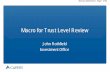 Macro for Trust Level Review€¦ · Macro for Trust Level Review John Rothfield Investment Office Item 8a, Attachment 1, Page 1 of 40